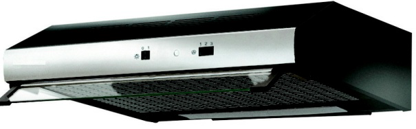 Hood IGNIS Reversible Black 90Cm