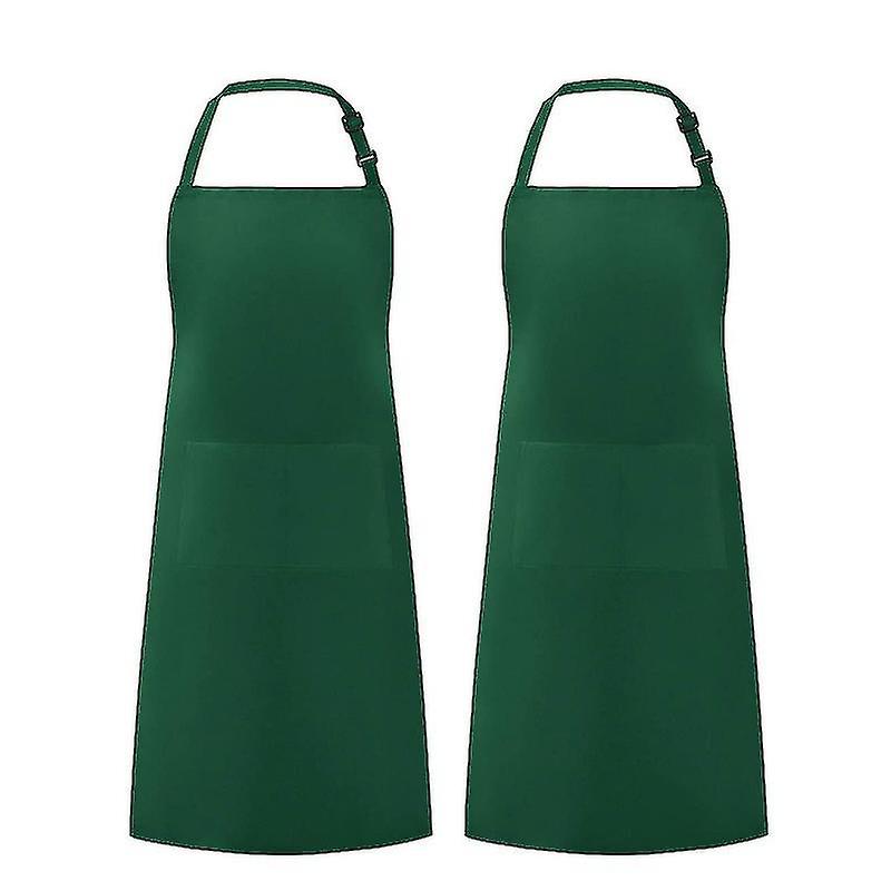 Apron plastic green