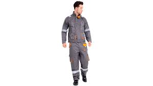 Jacket & Trouser grey orange