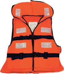 Life jacket with whistle