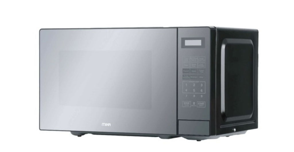 MIKA Microwave Oven, 20L, Digital, With Grill (Combi), Mirror Black MMWDGPB2075MB 