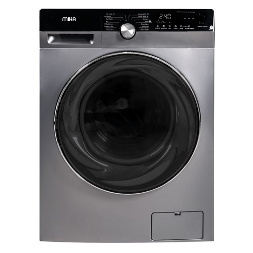 Washing Machine MIKA, 12Kg, Fully Automatic, Front Load, Dark Silver