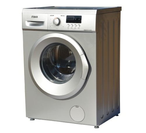 Washing Machine MIKA 7Kg, Fully Automatic, Front Load, Silver