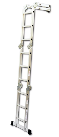 Ladder Aluminium Multipurpose WORKMAN 4X4, 150KG