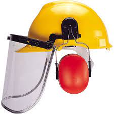 SAFETY HELMET WITH VISORS