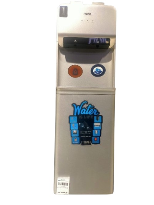 Water Dispenser MIKA Standing , Hot & Normal with Cabinet, Silver & Black