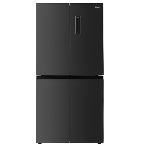 Refrigerator MIKA, 592L, 4 Door Bottom Mount Freezer, No Frost,Inox Dark Matt