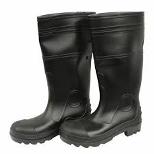Gumboots Black Safety pvc