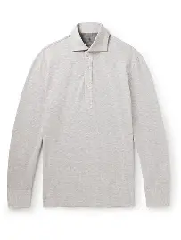 [LACOSTEGREY] Polo Lacoste Grey long sleeves Branded