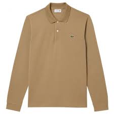 [LACOSTEkAKI] Polo Lacoste Kaki long sleeves