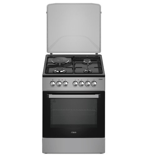 [MST6060U31PSB] Cooker MIKA 60X60, 3GAS/1ELEC BURNERS+ELECTRIC OVEN MST6060U31PSB