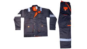 Jacket & Trouser POWER SAFETY NAVY BLUE + ORANGE