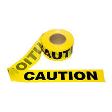 [3" X 300M] WARNING/CAUTION TAPE 3" X 300M YELLOW/BLACK