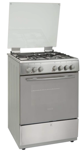 [FST6640XL] Cooker IGNIS 4Gas+Oven Gas Silver 