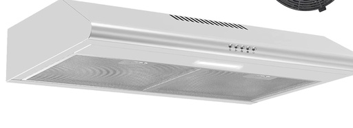 [D9TWF90] Hood IGNIS Reversible White 90cm