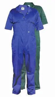 [OVERALL BLUE] Overall BLUE Short sleeves