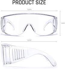[EN166-F] Safety glasses  CLEAR/Industrial safety glasses ANSI Z87.1