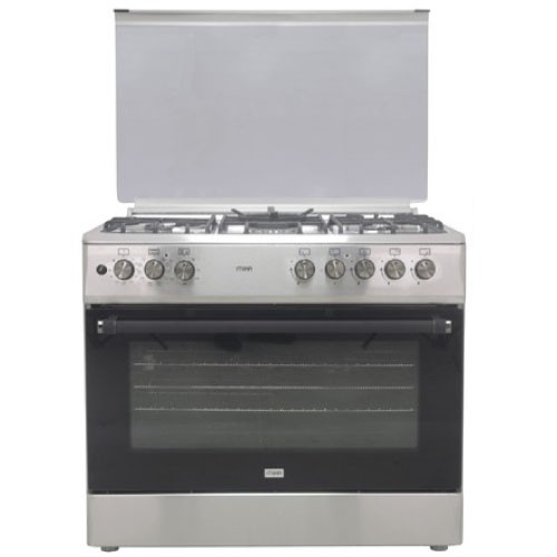 [MST90PU41HI/FOW] Cooker MIKA 90X60,4 Burners (1 Wok)+ELEC OVEN+1RAPID Hot Plate